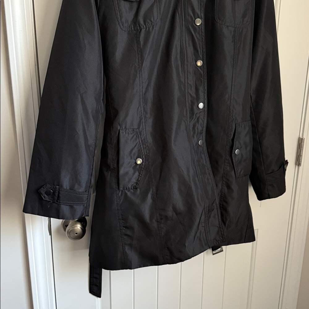 2 Piece Fur Rain Coat - Picture 4 of 12